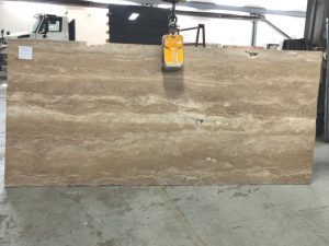 Travertino Noce 2cm marble slab