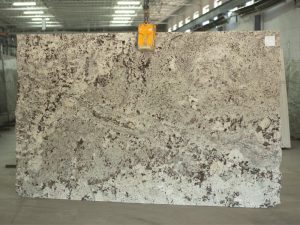 Alaska white granite slab