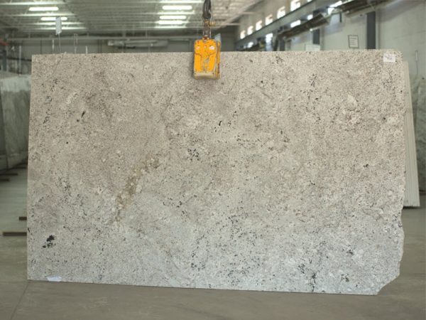 arctic white granite slab