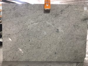 colonial white granite slab